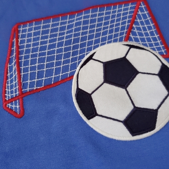 Embroidered Soccer T-Shirts Ready, Set, Goal Collection - Picture 3 of 14